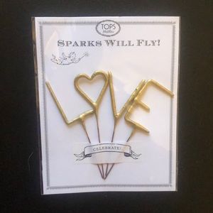 LOVE Sparkler ✨ - photo prop or cake topper
